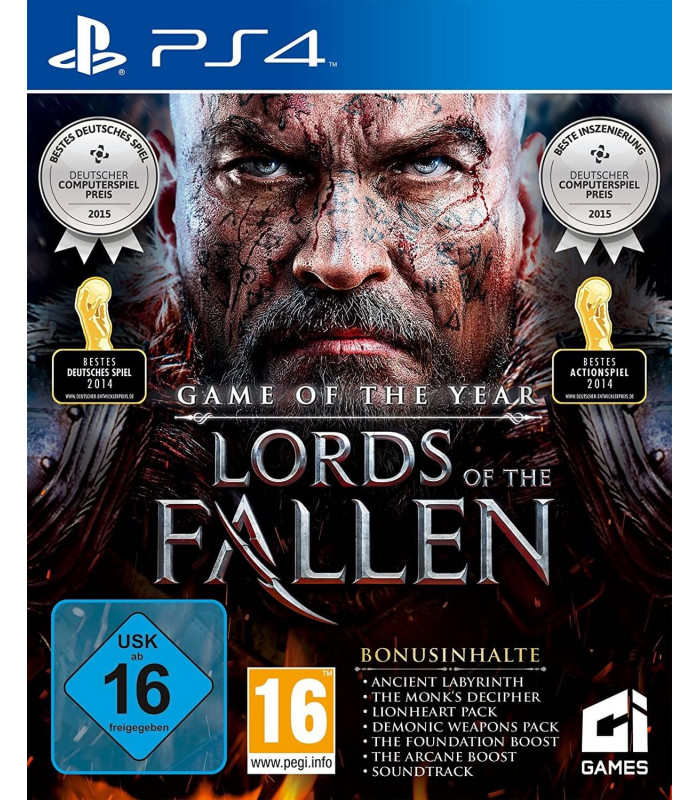 BH GAMES - A Mais Completa Loja de Games de Belo Horizonte - Lords of the  Fallen - Complete Edition - PS4