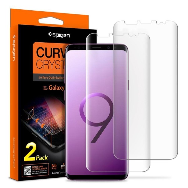 LAMINA SPIGEN CURVED CRYSTAL HD GALAXY S9